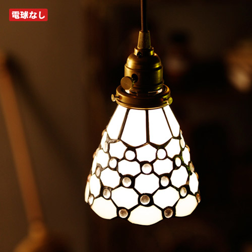 STAINED GLASS PENDANT LIGHT DOTS NOBULB　（ステンド グラス ペンダント ライト ドッツ 電球無し） AW-0373Z 【送料無料】 【ポイント4倍】 【AWS】｜インテリアショップFLYERS