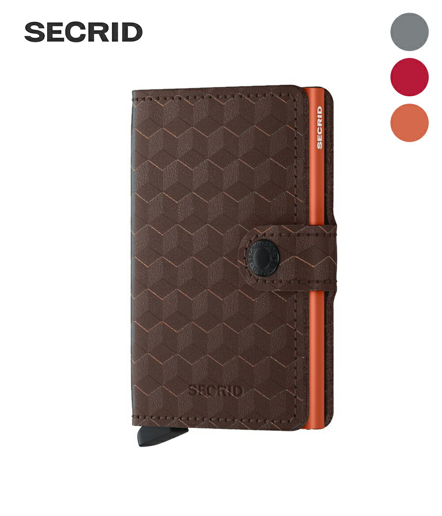 【新品・未使用】 SECRID ミニウォレット ブラック　レッド Secrid Slimwallet Matte Black & Red