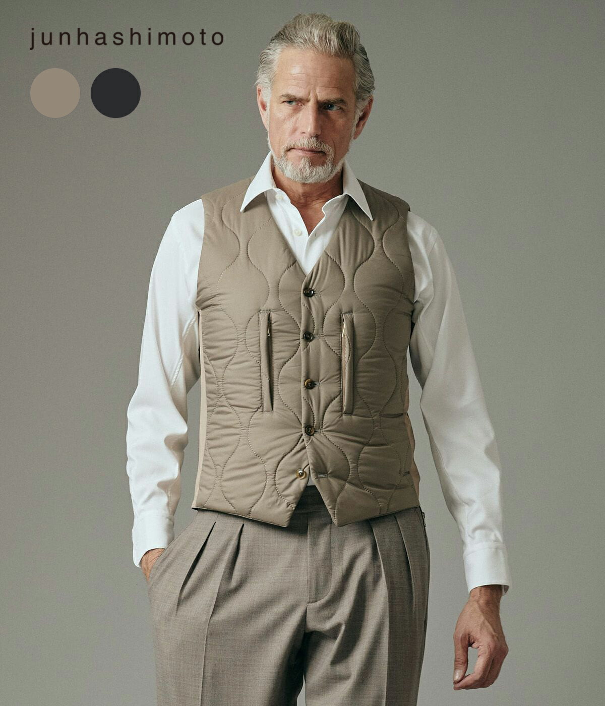 junhashimoto B07 LAYER DOWN VEST ダウンベスト 22/AW商品 》【SEVEN PLUS】 DOWN VEST | junhashimoto