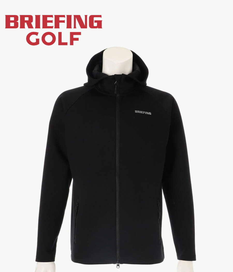 【20%OFF大売り出し｜継続期間押さえる】【BRIEFING｜ブリーフィング】MS WARM 3D LOGO PARKA パーカー ダンボール編み物 冬用 生あたたかい 黒いこと 黒 セットアップ ゴルフ用 運動競技 アウトドア M L XL【BRG253M37】