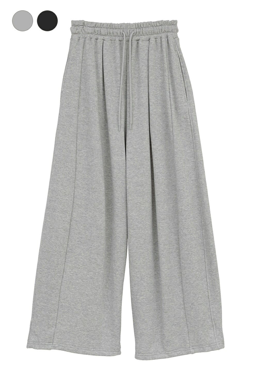 【20%OFF｜継続期間押さえる大売り出し】【CLANE｜クラネ】コクーンバルキースウェットパンツ COCOON BULKY SWEAT PANTS 薄墨色 黒いこと 綿 心地好い 今めかしい レディース 立体的影ぼうし ドローストリング 裾自然調整能力のある【10110-7133】