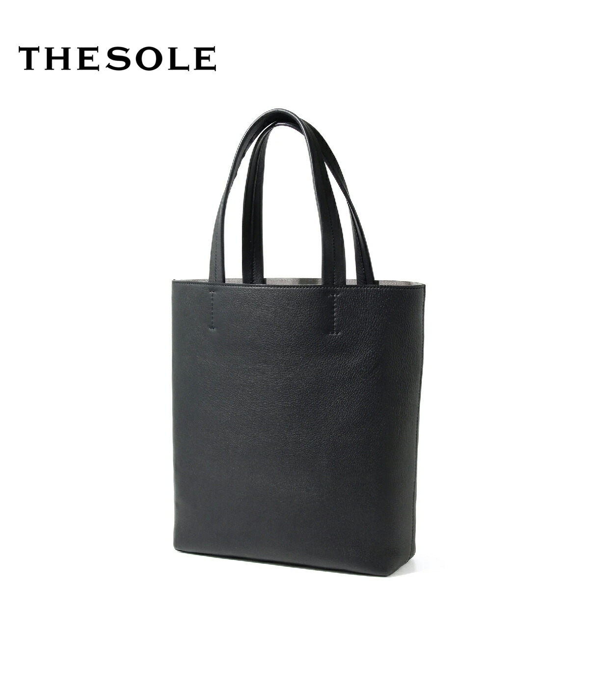 【取り寄せ】【THE SOLE|ザソール】パッセジャータ PASSEGGIATA ミドルトートバッグ サドルレザー ブラック 牛革 豚革 実用性 耐久性 30代 40代 メンズ ビジネス カジュアル 日本製 ミニマルデザイン【PASSEGGIATA-SSL】|FOCUS