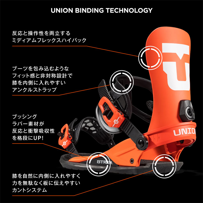 早期予約受付中] 23-24 UNION ビンディング STRATA BINDING ユニオン