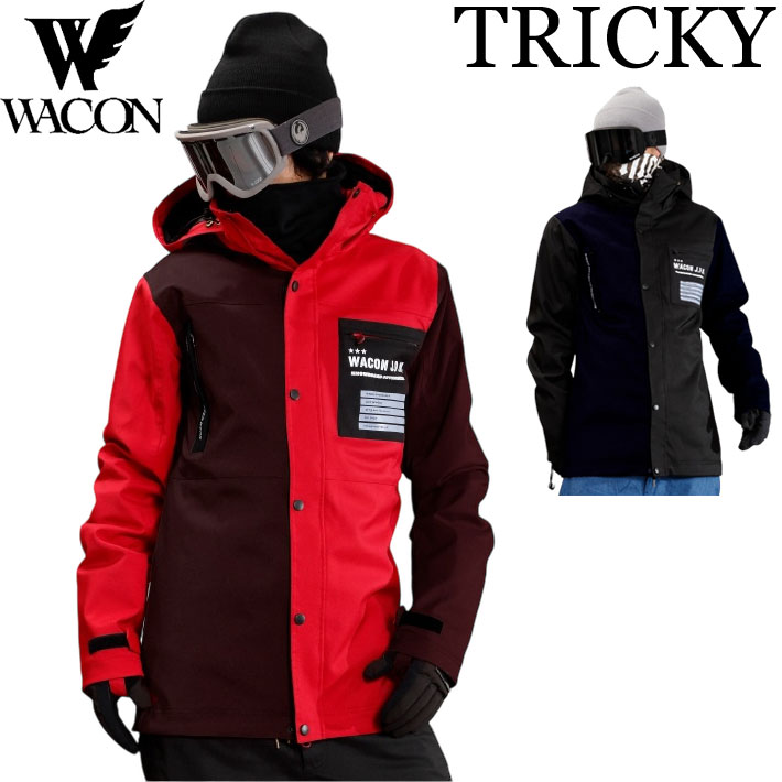 25-26 WACON 御召しもの 上衣 ワコン スノーボード 御召しもの メンズ TRICKY JACKET 悪がしこい 上衣 2025 2026 日本置き目品