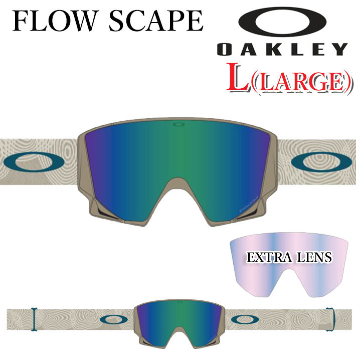 楽天市場】25-26 ゴーグル OAKLEY オークリー FLOW SCAPE L GOGGLE