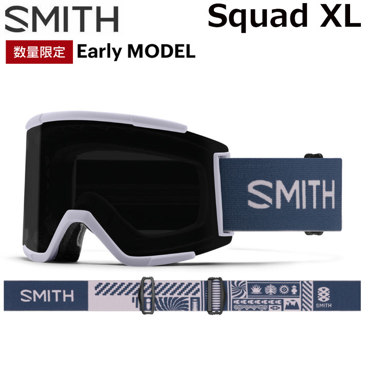楽天市場】25-26 SMITH スミス SQUAD XL スカッド エックスエル BLACK