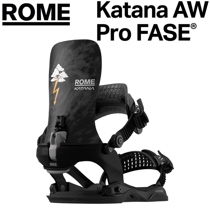 [予約商品] 26-27 ROME Katana AW Pro FASE ローム ビンディング カタナ プロ FASESystem フェイズ システム Men's メンズ BINDING スノーボード バインディング 2026 2027 日本正規品