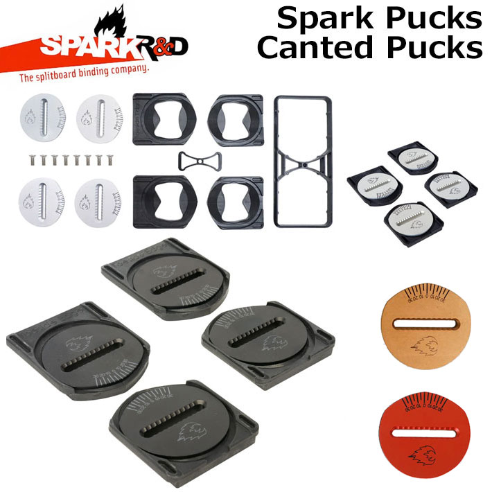 [予約商品] 26-27 SPARK R＆D スパーク SPARK PUCKS CANTED PUCKS カント プレート インターフェース バックカントリー スプリットボード スノーボード ビンディング スパーク アールアンドディー 日本正規品｜ｆｏｌｌｏｗｓ