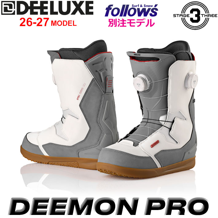 DEELUXE 25-26 Deemon Pro26.5cm ホワイト 楽天市場】[予約商品] フォローズ別注！26-27 DEELUXE ブーツ DEEMON