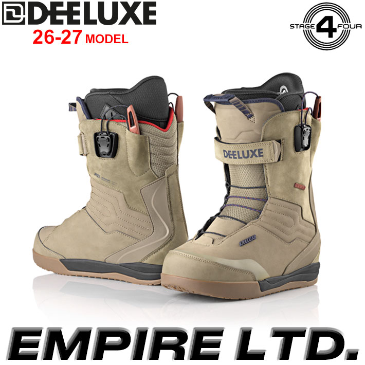 [取って置く商いもの] NEW 26-27 DEELUXE ブーツ EMPIRE LTD ディーラックス 帝国 リミテッド なめし革 S4 サーモ下着類 熱働きかける スノーボード 2026 2027 日本定め事品