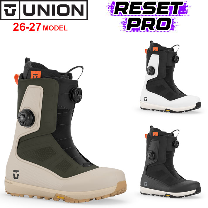 [予約商品] 数量限定 26-27 UNION ブーツ RESET PRO ユニオン リセットプロ BOOTS スノーボード 2026 2027 日本正規品