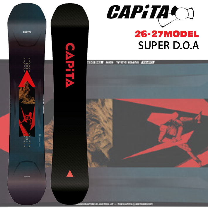 [予約商品] 26-27 CAPITA スノーボード キャピタ SUPER DOA スーパー ディーオーエー オールラウンド パーク パウダー スノボ 板 2026 2027 日本正規品 72,600円
