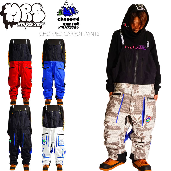 [予約商品] 26-27 マウンテンロックスター ウェア Mtn. Rock Star [CHOPPED CARROT PANTS] チョップド キャロット パンツ つなぎ MOUNTAIN ROCK STAR マンロク ウエア パンツ ユニセックス スノーボード 日本正規品｜ｆｏｌｌｏｗｓ 37,180円