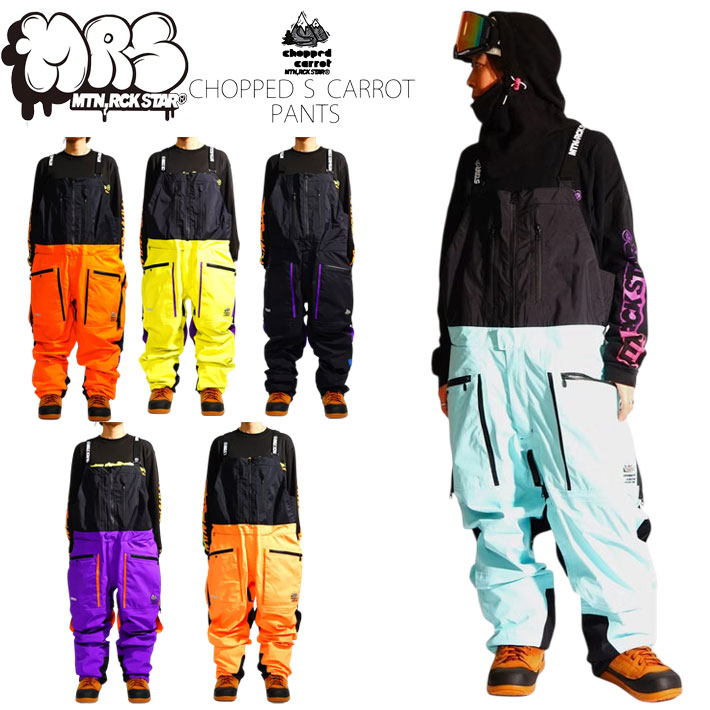 [取っておく商いもの] 26-27 マウンテンロックスター お召しもの Mtn. Rock Star [CHOPPED CARROT S PANTS] チョップド キャロット エス ズボン下 繋ぎ MOUNTAIN ROCK STAR マンロク お召しもの ズボン下 ユニ一発やる スノーボード  日本置き目品