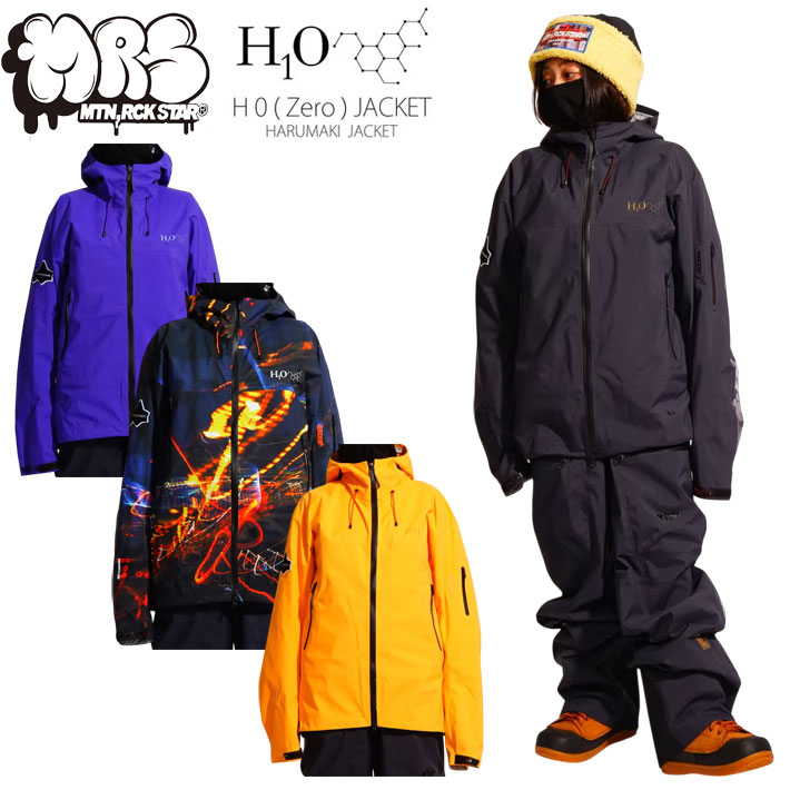 [予約商品] 26-27 マウンテンロックスター ウェア Mtn. Rock Star [H0 Zero JACKET] ジャケット MOUNTAIN ROCK STAR マンロク ウエア ユニセックス スノーボード スノーウェア 日本正規品