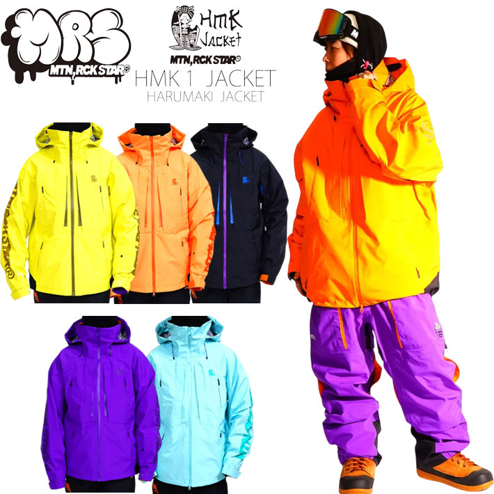 [取っておく商いもの] 26-27 マウンテンロックスター お召しもの Mtn. Rock Star [HARUMAKI 1 JACKET] ハルマキ 1 上衣 MOUNTAIN ROCK STAR マンロク お召しもの ユニ一発やる スノーボード スノーウェア 日本置き目品