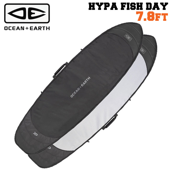 OCEAN＆EARTH サーフボードケース 捉え所の無い入れもの 周遊入れもの HYPA FISH DAY COVER [7\u00278] オーシャンアンドアース [サーフトリップ特集]