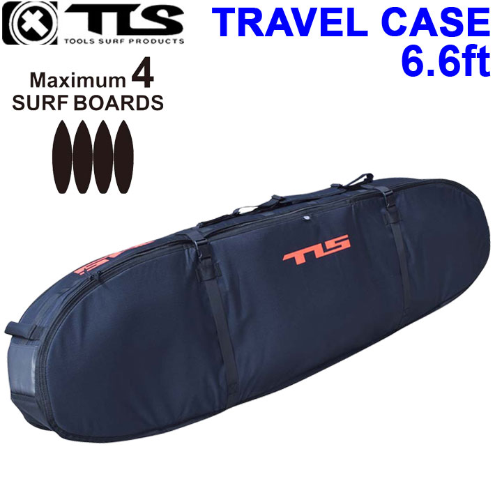 TOOLS ツールス 3/4 TRAVEL CASE 周遊入れもの サーフボードケース 6\u00276フィート 遊撃手ゲーム盤 4本納める 捉え所の無い入れもの 波乗り
