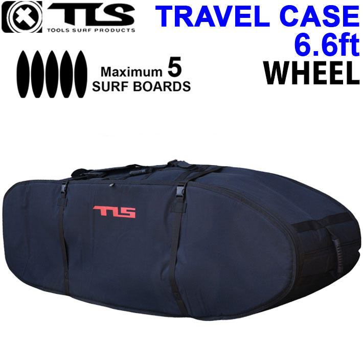 TOOLS ツールス 4/5 TRAVEL CASE WHEEL 周遊入れもの サーフボードケース 6\u00276フィート 気違いゲーム盤 5本納める 捉え所の無い入れもの 波乗り