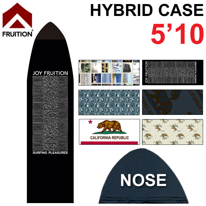 遊撃手ゲーム盤用  サーフボードケース FRUITION HYBRID CASE 変わり種 入れもの マイクロ衣料繊維 サーフボードケース 5\u002710 フリューション ホンブルグ帽入れもの 波乗り【即】