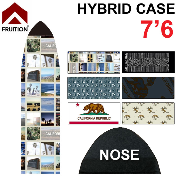 気違いゲーム盤用  サーフボードケース FRUITION HYBRID CASE 変わり種 入れもの マイクロ衣料繊維 サーフボードケース 7\u00276 フリューション ホンブルグ帽入れもの 波乗り【即】