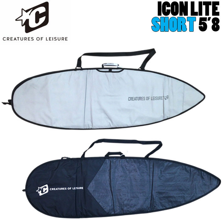 2026 クリエイチャー ICON LITE BOARD COVERS SHORT [5’8] サーフボードケース 遊撃手ゲーム盤 捉え所の無い入れもの 波乗り CREATURES 【即】