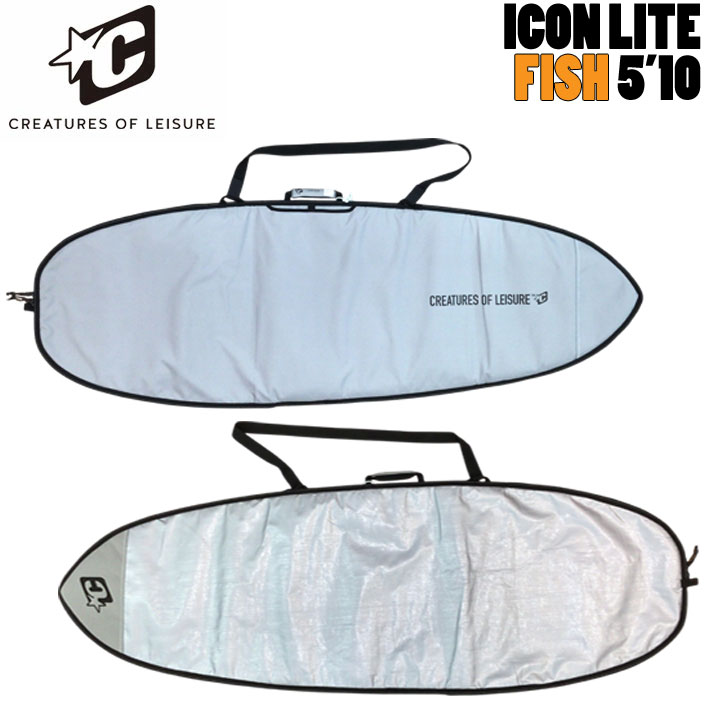 2026 クリエイチャー ICON LITE BOARD COVERS RETRO/FISH [5’10] サーフボードケース 遊撃手ゲーム盤 捉え所の無い入れもの 波乗り CREATURES 【即】