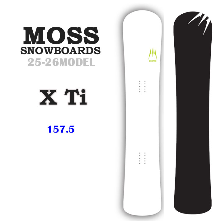 楽天市場】[予約商品] NEW！ 25-26 モス スノーボード X Ti MOSS