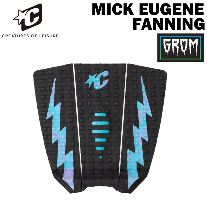 2026 クリエイチャー デッキパッド CREATURES GROM MICK EUGENE FANNING LITE グロム ミック ファニング 3ピース サーフィン デッキパッチ トラクション【即】