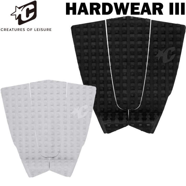 2026 クリエイチャー デッキパッド CREATURES HARDWEAR III ハードウェア 3 サーフィン 3ピース デッキパッチ トラクション【即】