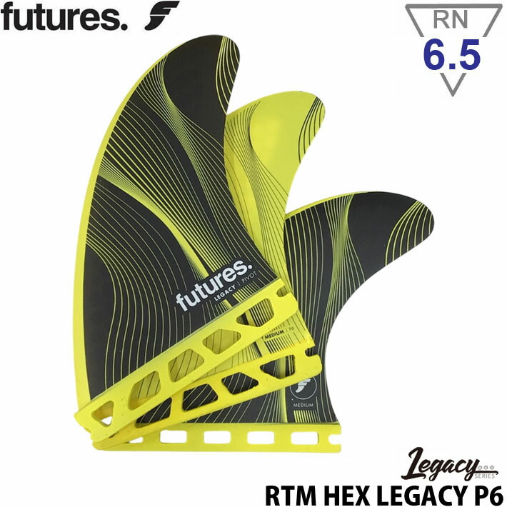 ショートボード用フィン futures. P6 Legacy RTM HEX PIVOT Mサイズ フューチャーフィン トライフィン 3枚 クイック タイト ルース サーフィン サーフボード【即】|follows