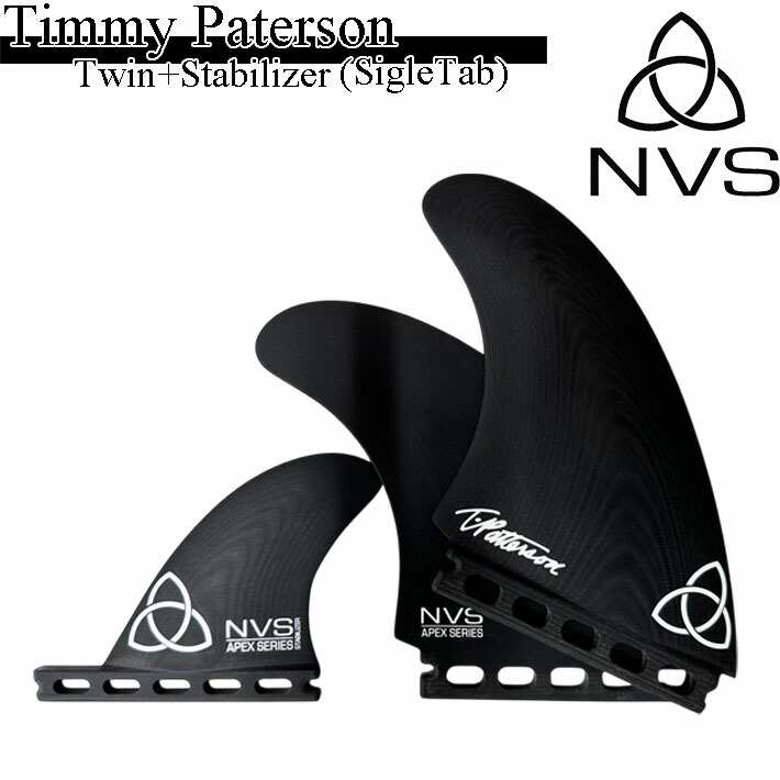 NVS SURF FINS NVSフィン Timmy Paterson Twin Fin Twin+Stabilizer Single Tab ティミー パターソン ツインフィン 2+1 FUTURE 3本セットネイクド バイキング サーフ フィン【即】｜ｆｏｌｌｏｗｓ