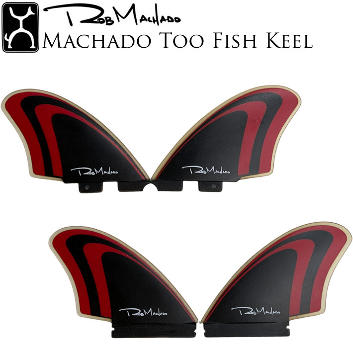 FIREWIRE Rob Machado TWIN KEEL Fin ファイヤーワイヤー マチャド 敷き布はたご屋 キール [ future / FCS2 ] 2枚 ツインフィン ロブマチャド 名書き 波乗り サーフボードフィン