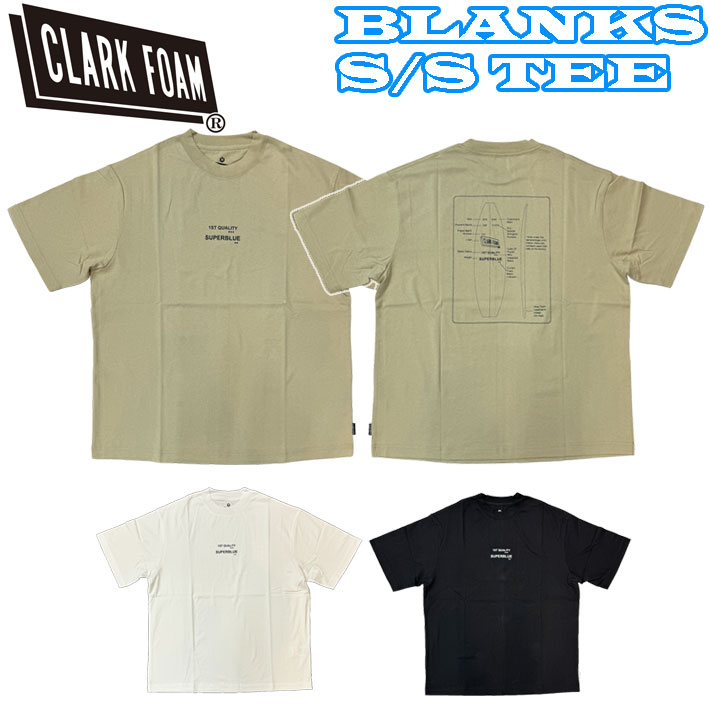 楽天市場】2024 CLARK FOAM クラークフォーム Tシャツ 半袖 LOGO