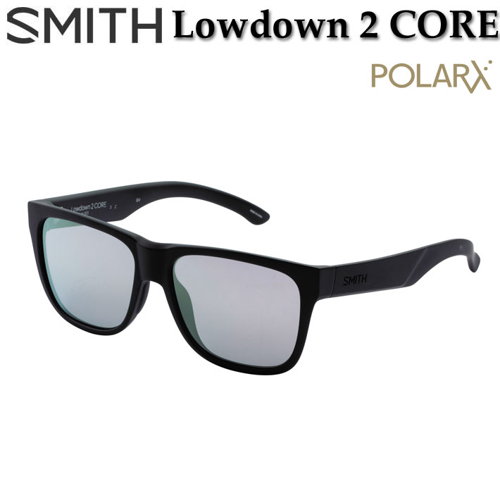 SMITH スミス【Lowdown 2】偏光サングラスOpal Mirror Smith Lowdown Slim 2 Sunglasses Black Jade Green/ChromaPop