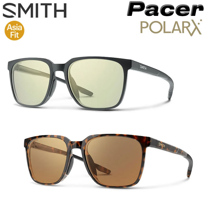 SMITH スミス 黒眼鏡 つり銭 [Pacer ぺーサー] ACTION POLAR 動きポーラ Hard＆Multi-Coat 捉え所のない＆マルチ厚地の外套 Asia Fit アジアン相応う 偏光水晶体 魚釣り 日本定め事品 [父の日差し上げ物]