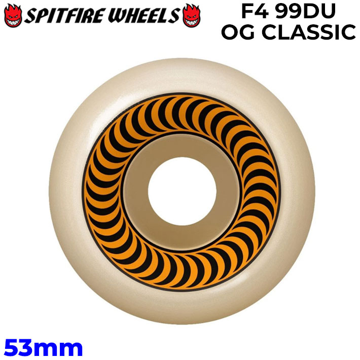 SPIT FIRE スピットファイアー ウィール FORMULA FOUR F4 99DU OG CLASSIC 53mm [S2] スケートボード スケボー パーツ SKATE BOARD WHEEL SK8【即】｜ｆｏｌｌｏｗｓ