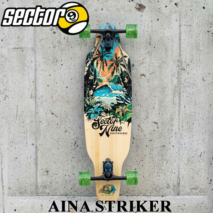 SECTOR9 セクターナイン AINA STRIKER 36.5インチ CARVING サーフスケート オフトレ 陸トレ スケートボード SK8｜ｆｏｌｌｏｗｓ
