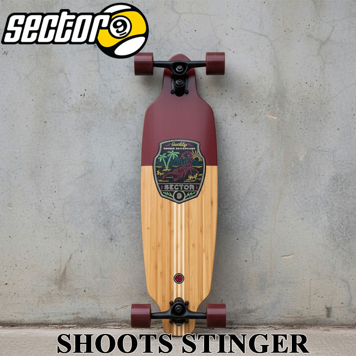 SECTOR9 セクターナイン SHOOTS STINGER 33.5インチ CARVING サーフスケート オフトレ 陸トレ スケートボード SK8 【即】｜ｆｏｌｌｏｗｓ