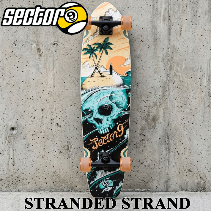 SECTOR9 セクターナイン STRANDED STRAND 34.0インチ CRUISER サーフスケート オフトレ 陸トレ スケートボード SK8｜ｆｏｌｌｏｗｓ