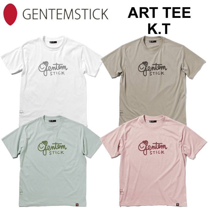 GENTEM STICK ゲンテンスティック 半袖 ART TEE K.T Tシャツ メンズ [メール便発送商品]【即】