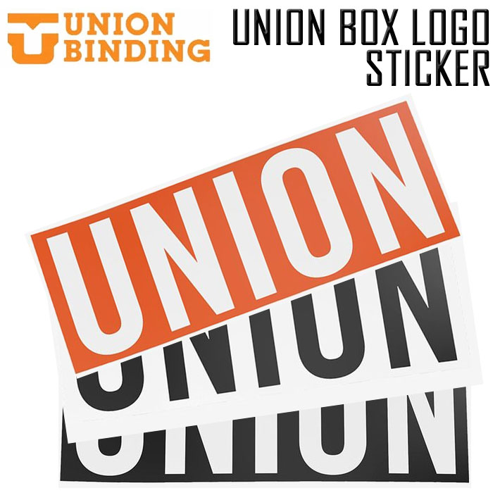 市場 UNION スノーボードステッカー ステッカー ユニオン BOX ボックス LOGO