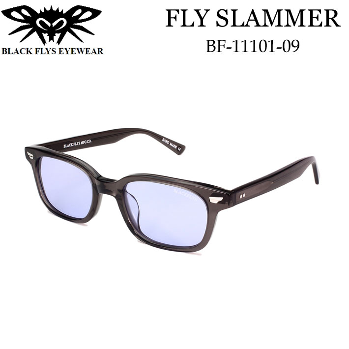 BLACK FLYS ブラックフライ サングラス [BF-11101-09] FLY SLAMMER フライ スラマー [CLEAR GREY／PURPLE] ジャパンフィット【即】