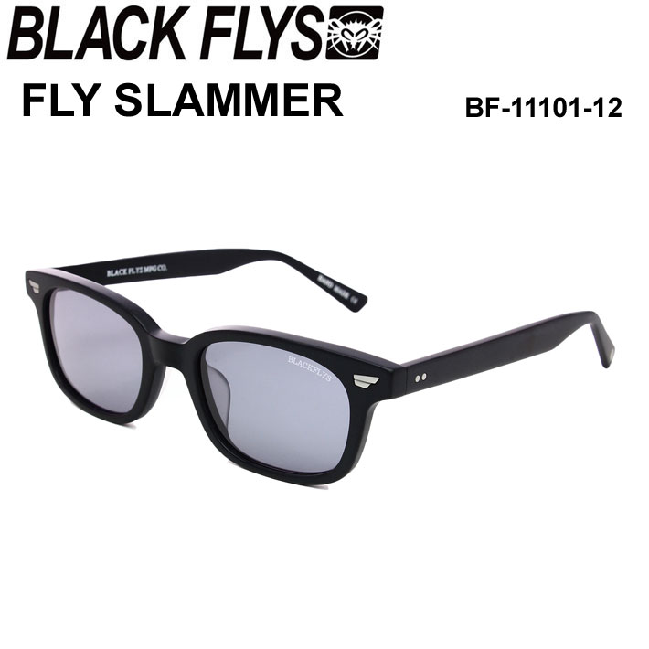BLACK FLYS 黒いこと飛球 黒眼鏡 [BF-11101-12] FLY SLAMMER 飛球 スラマー [MATT BLACK／LIGHT GREY] ジャパン相応う【即】 [父の日差し上げ物]
