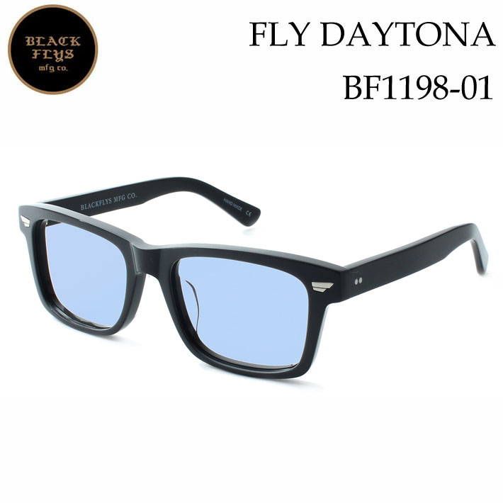 BLACK FLYS 黒いこと飛球 黒眼鏡 [BF-1198-01] FLY DAYTONA 飛球 デイトナ [BLACK_LIGHT／BLUE] ジャパン相応う【即】 [父の日差し上げ物]