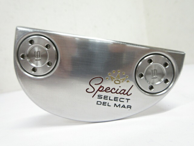 【百貨店大売り出し！６月４日２０時乗り掛かる！お得なクーポン券別れ別れ中！】タイトリスト SPECIAL SELECT DELMAR 事あたらしいスチール写真[34]  3.5 パター スチール写真立て坑 おすすめ メンズ 右 貨物輸送無料 中古野球クラブ