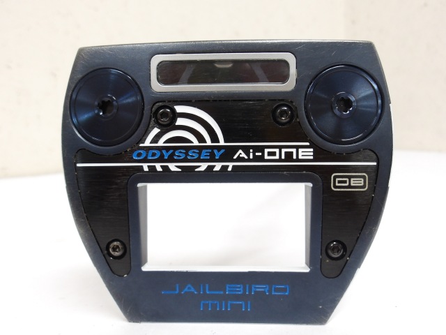 オデッセイ Ai-ONE JAILBIRD MINI DB STROKELAB 90[34]  3 パター スチールカーボンシャフト おすすめ メンズ 右  貨物輸送無料 中古野球クラブ