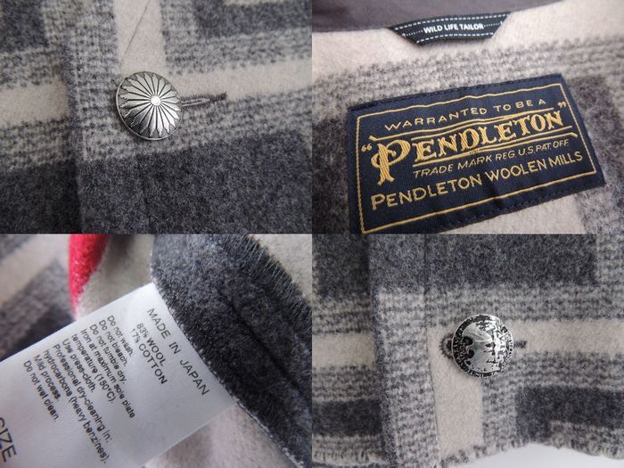 クライマックスセール再値下げ 定価39 600円 新品同様 19aw ペンドルトン ベスト グレー Gml コンチョ Vest サイズm Pendleton Wild Life Tailor アダムエロペ 送料無料 早い者勝ち トップス ベスト ジレ Whiteskyaviation Co Id