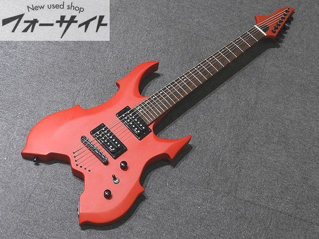 エレキギター Moon Night Spear ナイトレッド フォーサイト Red 3a ブランドショップ エレキギター 日本限定カラー まだ美品 Avantgarde アバンギャルド Seventh スピア Moon Night Avantgarde 7弦