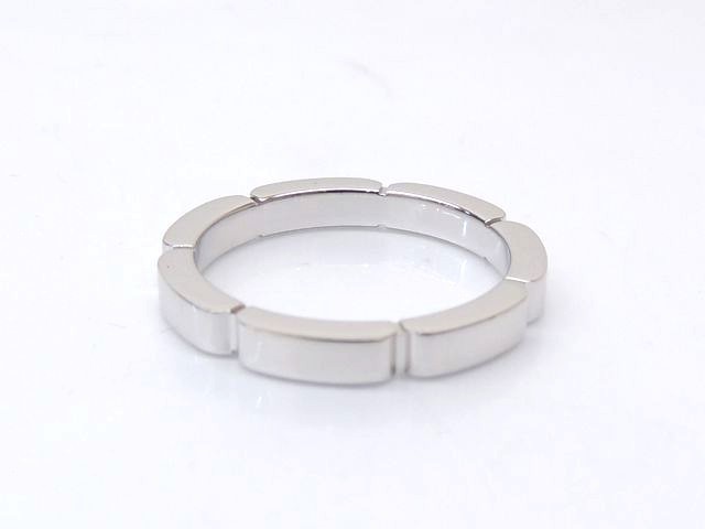 新品同じよう カルティエ 輪 10サイズ 50 K18 Wg 白いことゴールド マイヨン 食パンテイル 指輪 レディース Cartier 3d Damienrice Com